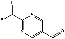 2-(二氟甲基)嘧啶-5-甲醛 结构式