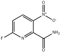 2-Pyridinecarboxamide, 6-fluoro-3-nitro- 结构式