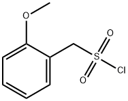 (2-甲氧基苯基)甲磺酰氯 结构式