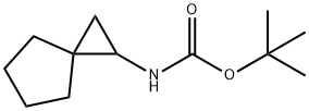 螺[2.4]庚烷-1-基氨基甲酸叔丁酯 结构式