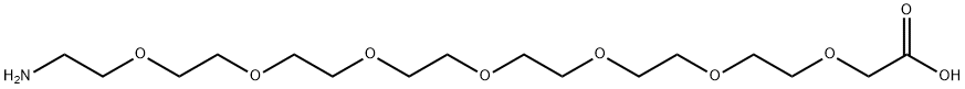 氨基-七聚乙二醇-乙酸 结构式