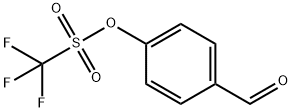 甲烷磺酸,1,1,1-三氟-,4-甲醛基苯酯 结构式
