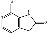 7-氯-1H,2H,3H-吡咯并[2,3-C]吡啶-2-酮 结构式