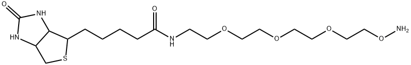 生物素-PEG3-氧胺盐酸盐 结构式