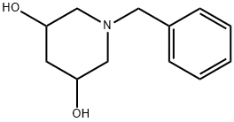 1-Benzyl-piperidine-3,5-diol 结构式