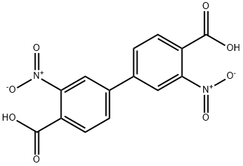 3,3'-二硝基-4,4'-联苯二甲酸 结构式