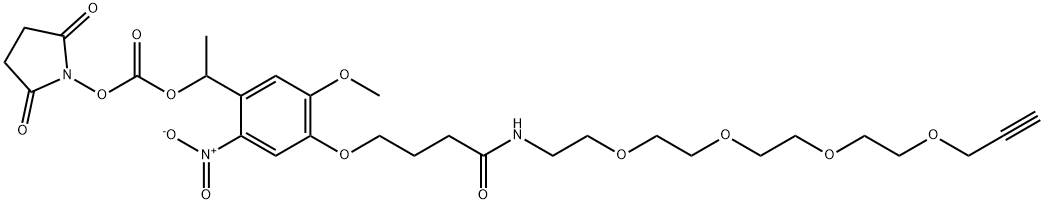 PC Alkyne-PEG4-NHS carbonate ester 结构式