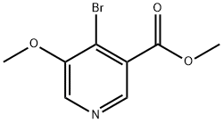 MethyI 4-bromo-5-methoxypyridine-3-carboaxylate 结构式