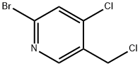 2-溴-4-氯-5-(氯甲基)吡啶 结构式