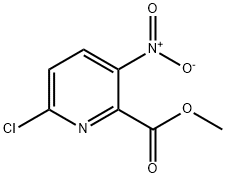 6-氯-3-硝基吡啶甲酸甲酯 结构式