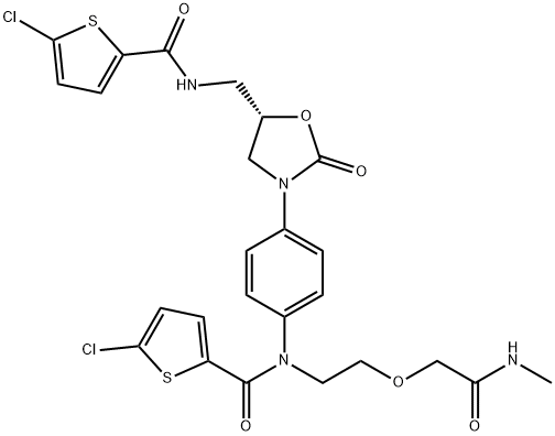 利伐沙班开环n-甲基杂质 结构式