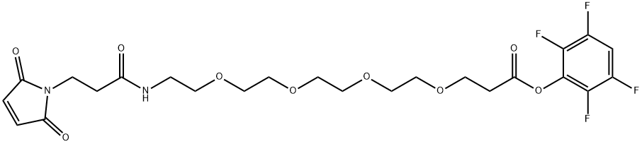 MAL-AMIDO-PEG4-TFP ESTER 结构式