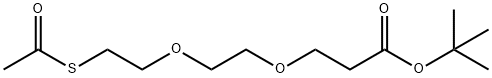 S-acetyl-PEG2-t-butyl ester 结构式