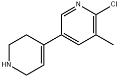 3,4'-Bipyridine, 6-chloro-1',2',3',6'-tetrahydro-5-methyl- 结构式