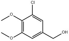 (3-氯-4,5-二甲氧基苯基)甲醇 结构式