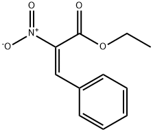 2-Propenoic acid, 2-nitro-3-phenyl-, ethyl ester, (2E)- 结构式