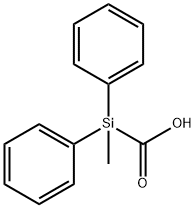 SilaCO - (Methyl(diphenyl)silyl)formic acid 结构式