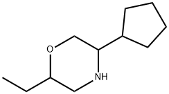 Morpholine, 5-cyclopentyl-2-ethyl- 结构式