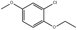 2-氯-1-乙氧基-4-甲氧基苯 结构式