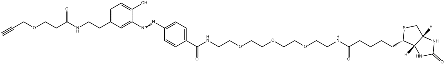 DIAZO BIOTIN-PEG3-ALKYNE 结构式