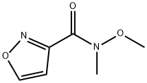 N-甲氧基-N-甲基异噻唑-3-甲酰胺 结构式