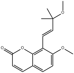 3'-O-METHYLMURRAOL 结构式