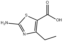 2-amino-4-ethyl-1,3-thiazole-5-carboxylic acid(SALTDATA: FREE) 结构式
