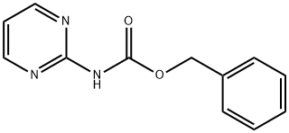 Carbamic acid, N-2-pyrimidinyl-, phenylmethyl ester 结构式