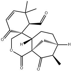 表毛萼甲素 结构式