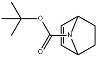7-氮杂双环[2.2.1]庚-2-烯-7-羧酸叔丁酯 结构式