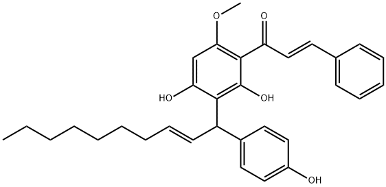 GALANGANONE C 结构式