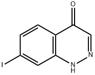 4(1H)-Cinnolinone, 7-iodo- 结构式