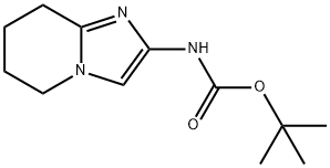 tert-butyl N-{5H,6H,7H,8H-imidazo[1,2-a]pyridin-2-yl}carbamate 结构式