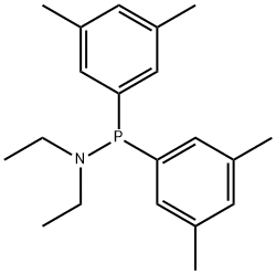 Phosphinous amide, P,P-bis(3,5-dimethylphenyl)-N,N-diethyl- 结构式