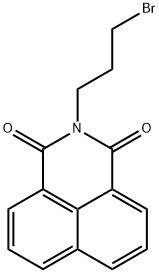 2-(3-溴丙基) -1H- 苯并异喹啉 -1,3(2H)-二酮 结构式