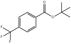 Benzoic acid, 4-(trifluoromethyl)-, 1,1-dimethylethyl ester 结构式