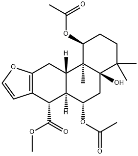 7-O-ACETYLBONDUCELLPIN C 结构式