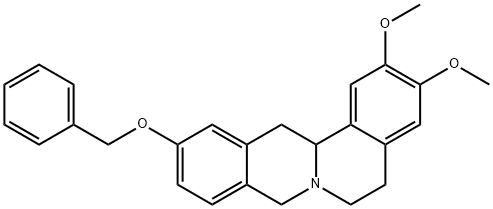 (±)-11-(Benzyloxy)-2,3-dimethoxyberbine 结构式