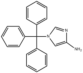 1-TRITYL-1H-IMIDAZOL-4-AMINE 结构式