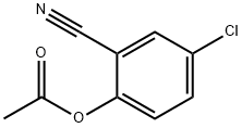 Benzonitrile, 2-(acetyloxy)-5-chloro- 结构式