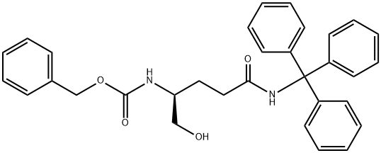 Z-Gln[Trt]-Ol 结构式