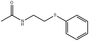 N-(2-(苯硫基)乙基)乙酰胺 结构式