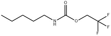 Carbamic acid, pentyl-, 2,2,2-trifluoroethyl ester (9CI) 结构式