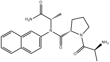H-ALA-PRO-ALA-ΒNA 结构式