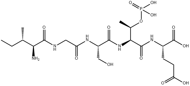 (SER(POH)22)-TAU PEPTIDE (260-264) PAB BLOCKING 结构式