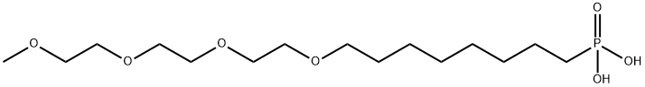 m-PEG4-(CH2)8-phosphonic acid 结构式