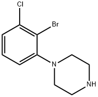 Piperazine, 1-(2-bromo-3-chlorophenyl)- 结构式