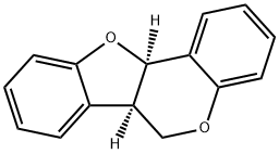 6aα,11aα-Dihydro-6H-benzofuro[3,2-c][1]benzopyran 结构式