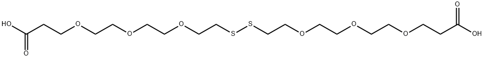 羧酸-三聚乙二醇-二硫键-三聚乙二醇-羧酸 结构式