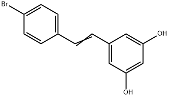 3,5-DIHYDROXY-4''-BROMOSTILBENE 结构式